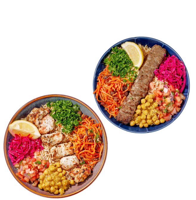 Naan Kabob dishes