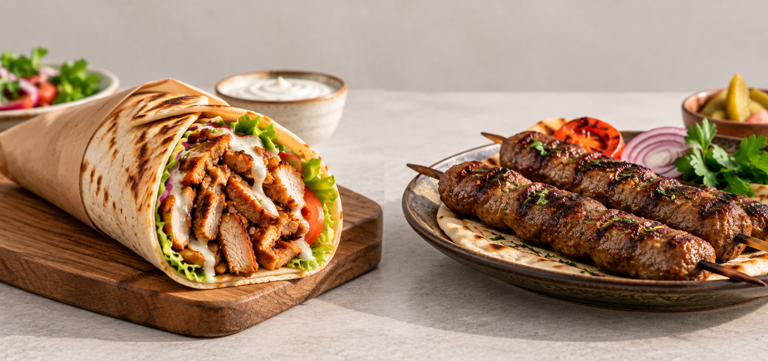 shawarma vs kabob difference